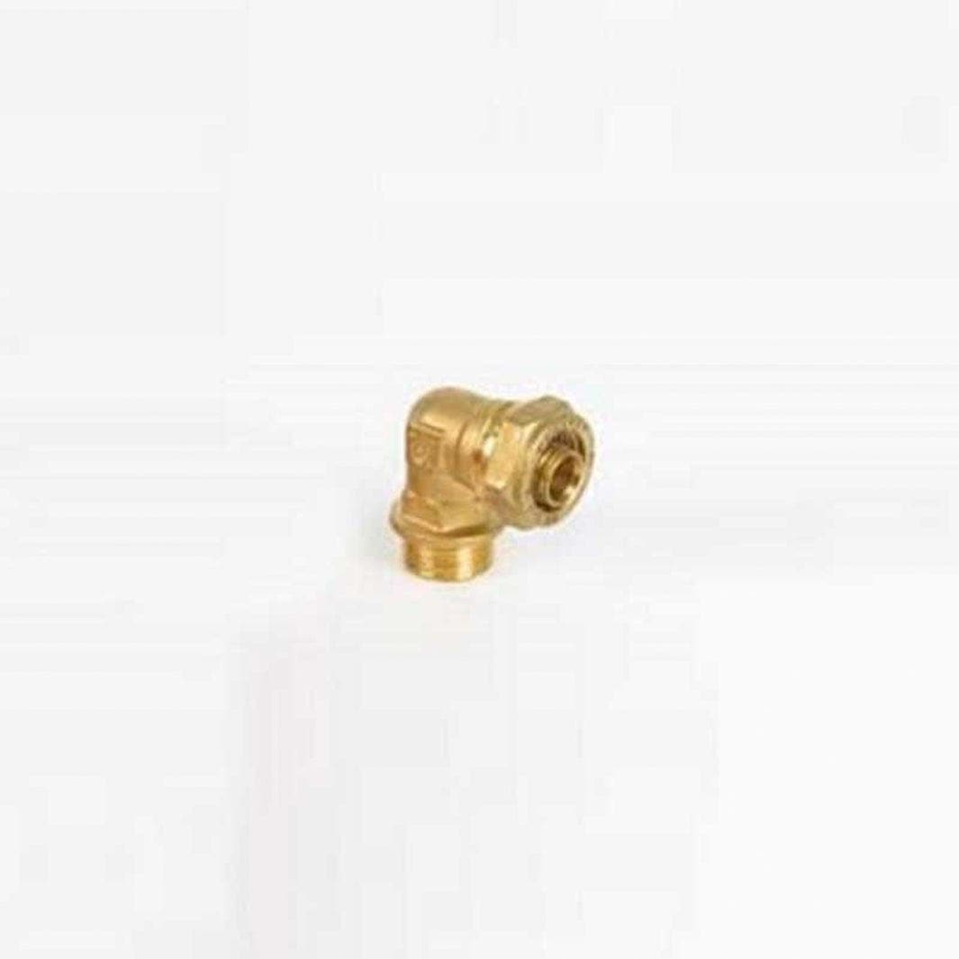 Høiax Albue pex utv gjenge 3/4"x18mm Høiax Rørdeler tappevann HO-5125202