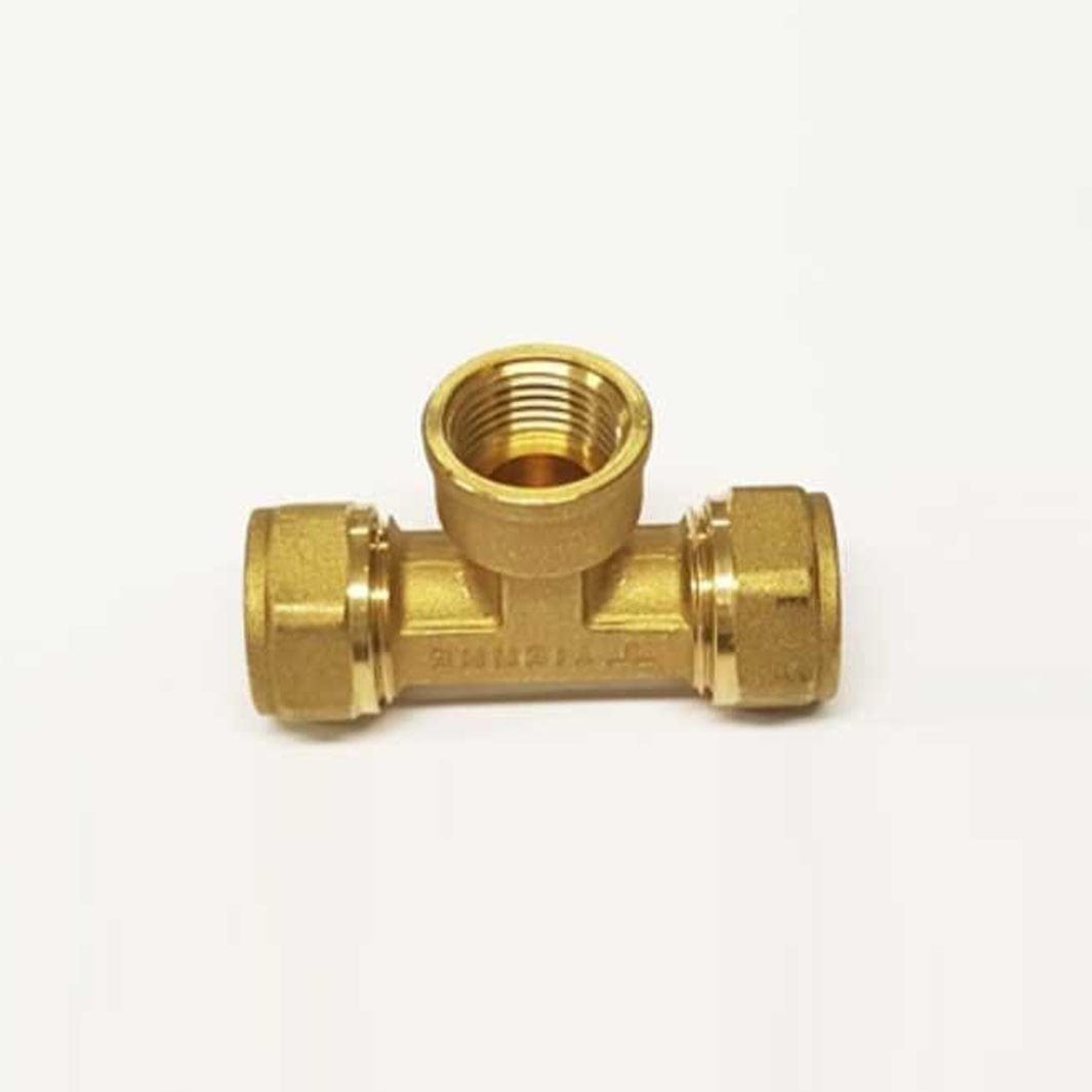 Høiax T-rør Pex 18mmx1/2"x18mm Høiax Rørdeler tappevann HO-5125312