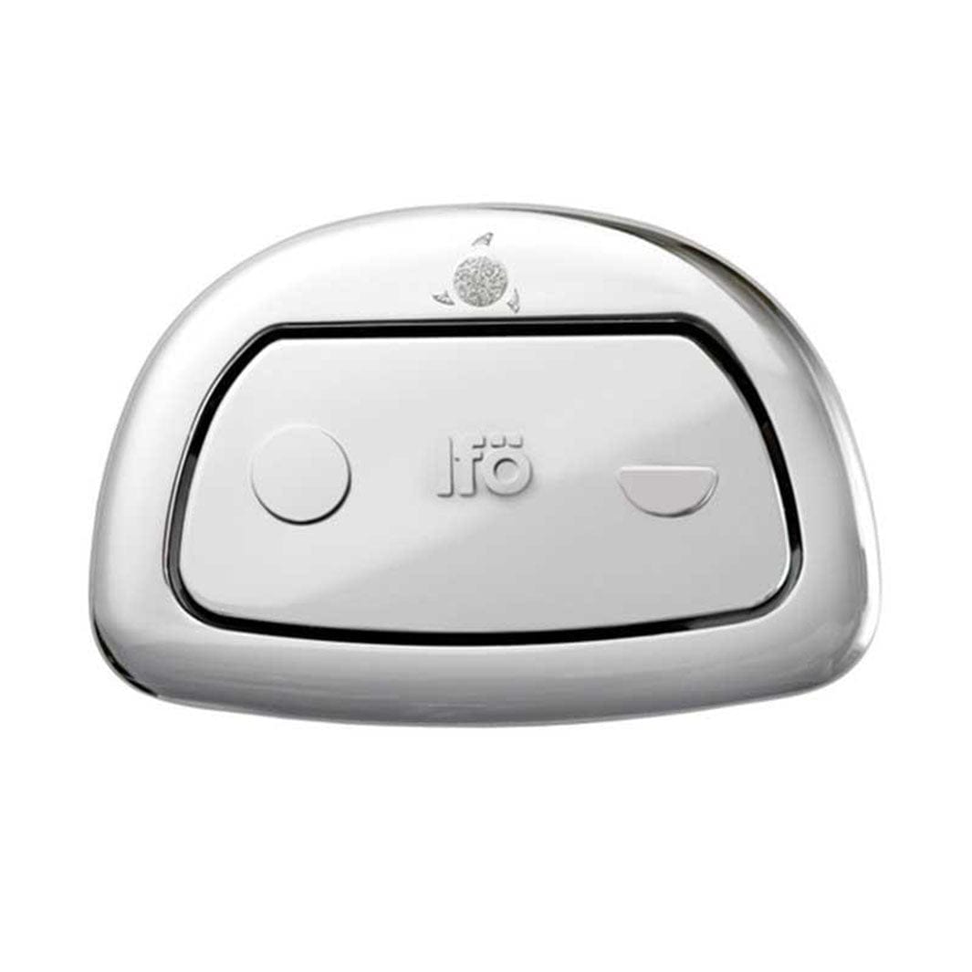 Ifø Sign Spyleknapp - Dobbelspyling Matt krom Ifø Betjeningsplate og trykknapper GE-6048038