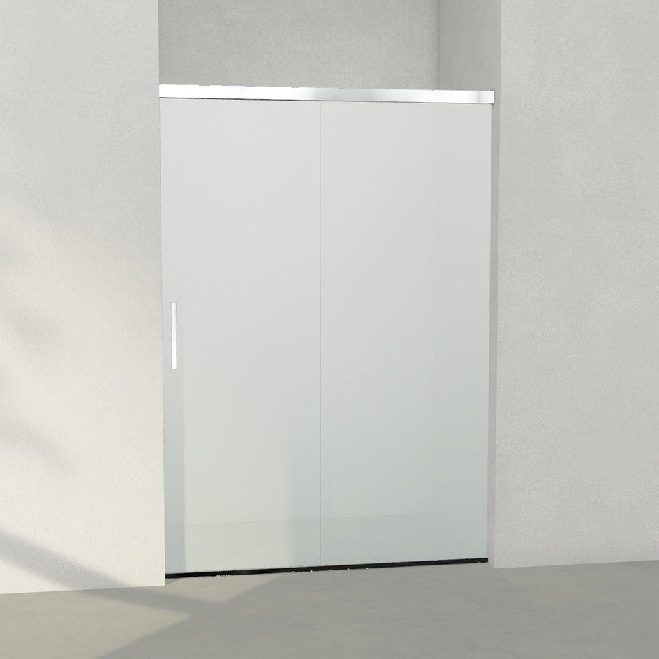 INR ARC Skyvedør Måltilpasset Krom / 900-1200cm / Frostet glass INR Iconic Nordic Rooms Dusjnisje INR-118110300