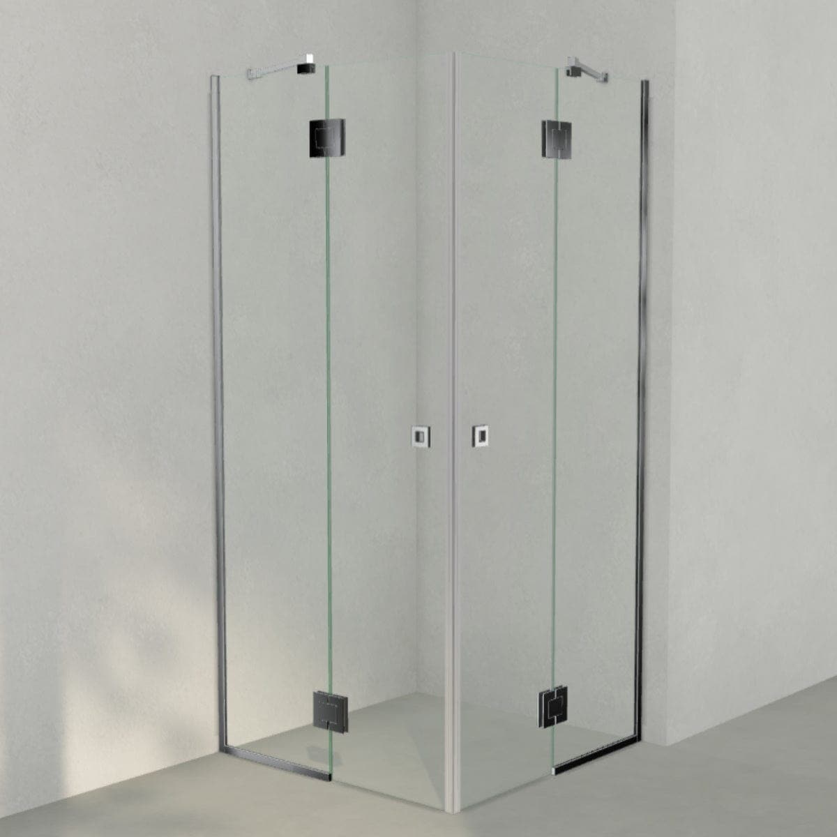 INR Dusjhjørne ARC 16 Frame Måltilpasset Krom / Måltilpasset / Timeless klart glass INR Iconic Nordic Rooms Dusjhjørne INR-116111300