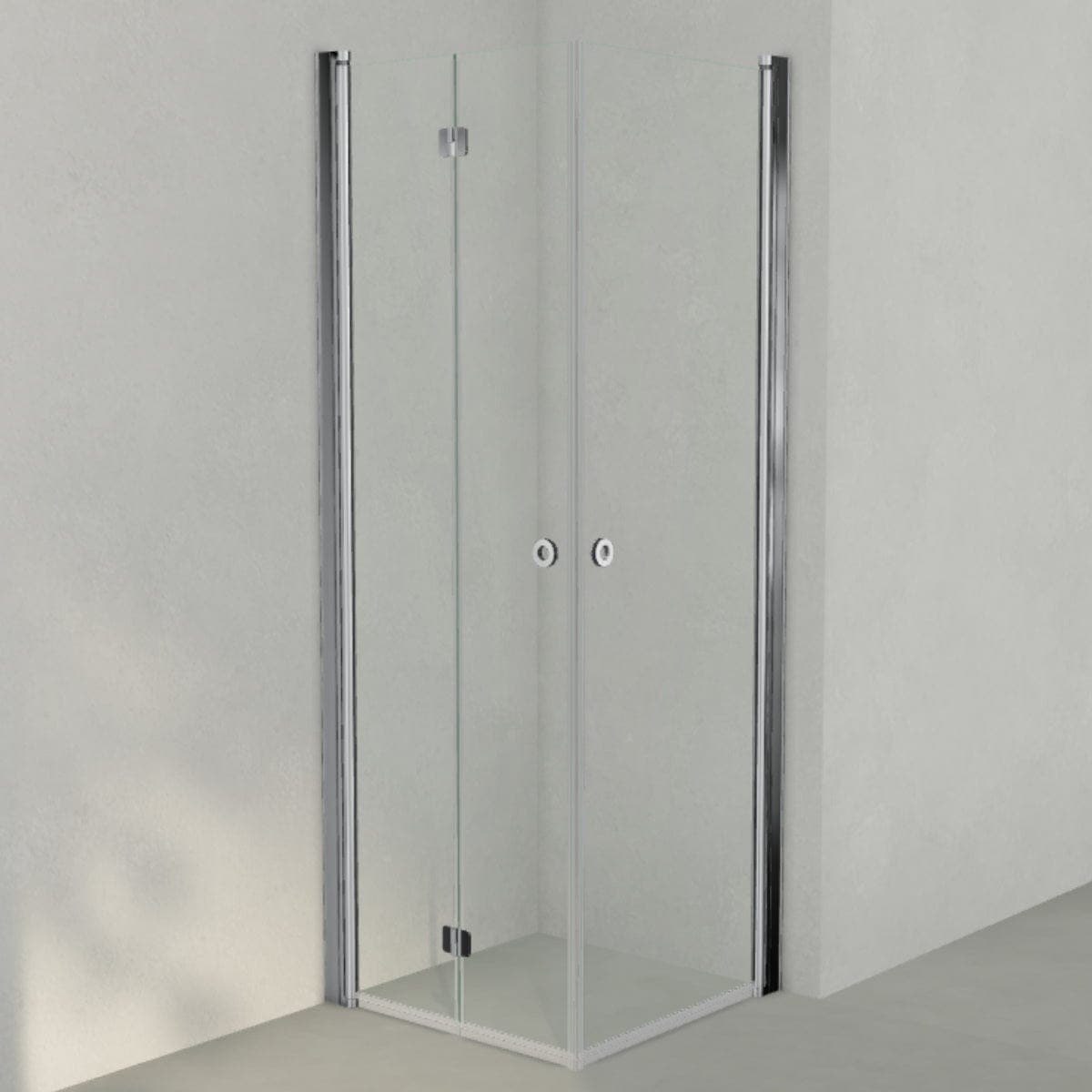 INR Dusjhjørne LINC 66 Flex Original Krom / 70x70cm / Venstre hengslet INR Iconic Nordic Rooms Dusjhjørne INR-566102377