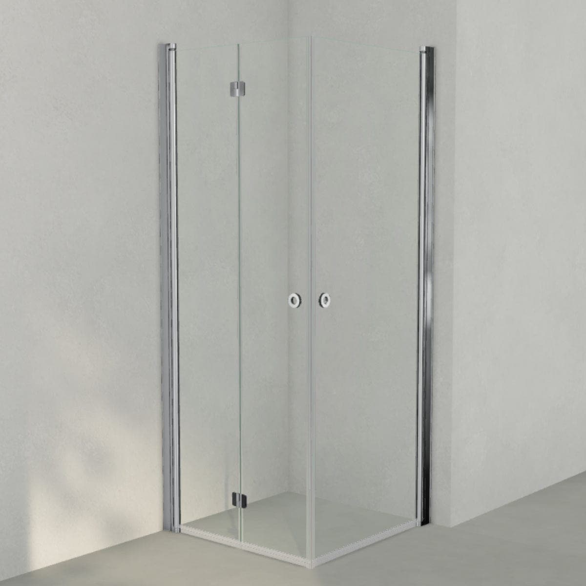 INR Dusjhjørne LINC 66 Flex Original Krom / 80x70cm / Venstre hengslet INR Iconic Nordic Rooms Dusjhjørne INR-566102387