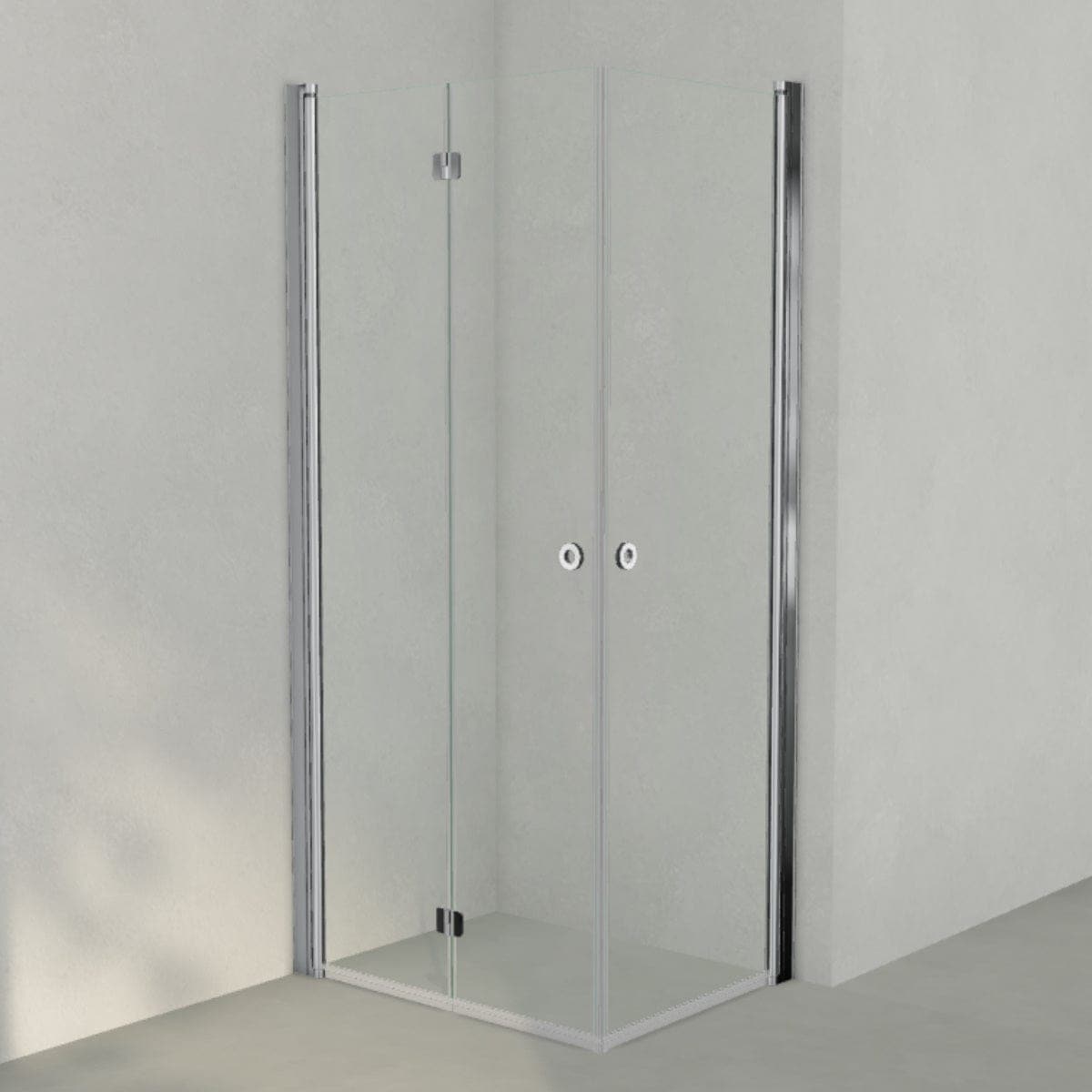 INR Dusjhjørne LINC 66 Flex Original Krom / 90x70cm / Venstre hengslet INR Iconic Nordic Rooms Dusjhjørne INR-566102397