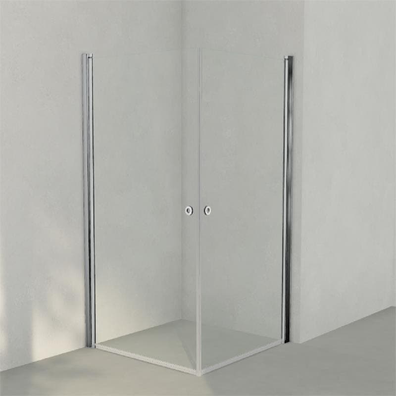 INR Dusjhjørne LINC ANGEL Klart Glass Krom / 100x100cm / Klart glass INR Iconic Nordic Rooms Dusjhjørne INR-51202311