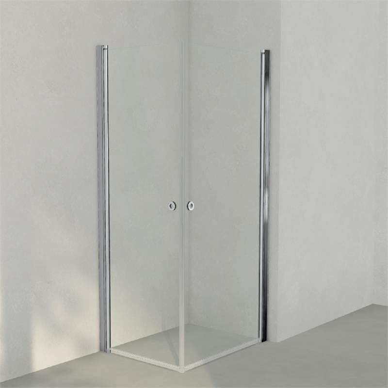 INR Dusjhjørne LINC ANGEL Klart Glass Krom / 70x90cm / Klart glass INR Iconic Nordic Rooms Dusjhjørne INR-51202379