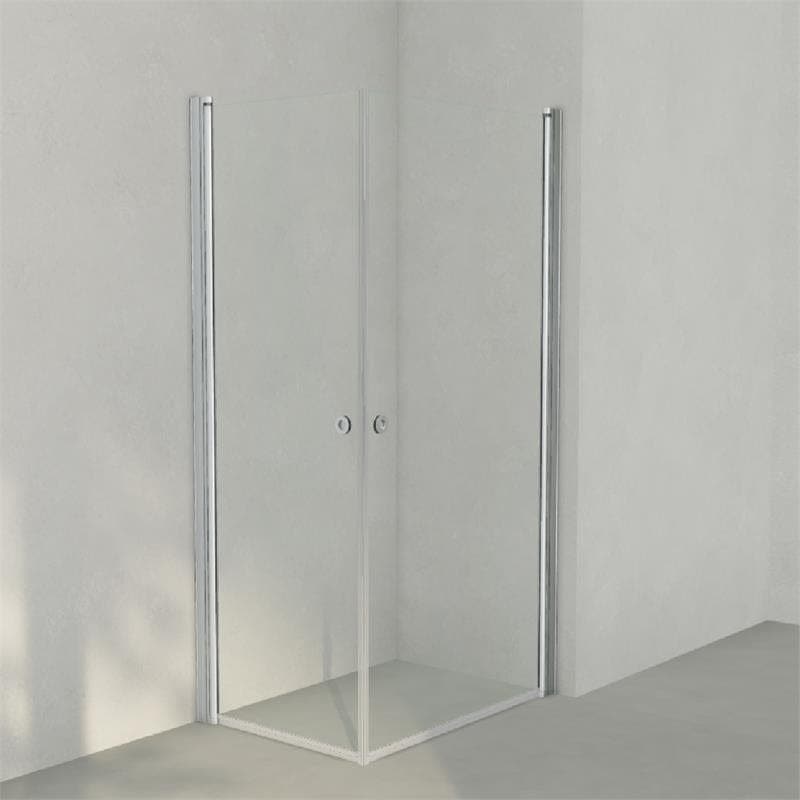 INR Dusjhjørne LINC ANGEL Klart Glass Matt aluminium / 70x100cm / Klart glass INR Iconic Nordic Rooms Dusjhjørne INR-51202971