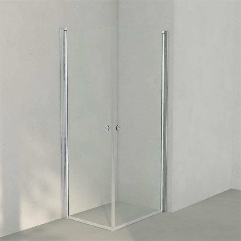 INR Dusjhjørne LINC ANGEL Klart Glass Matt aluminium / 70x90cm / Klart glass INR Iconic Nordic Rooms Dusjhjørne INR-51202979