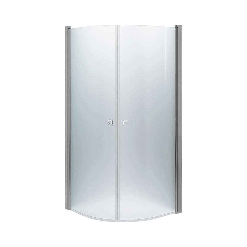 INR Dusjhjørne LINC NIAGARA Frostet/Stripe Glass Krom / 100x100cm / Frostet glass INR Iconic Nordic Rooms Dusjhjørne INR-56010311