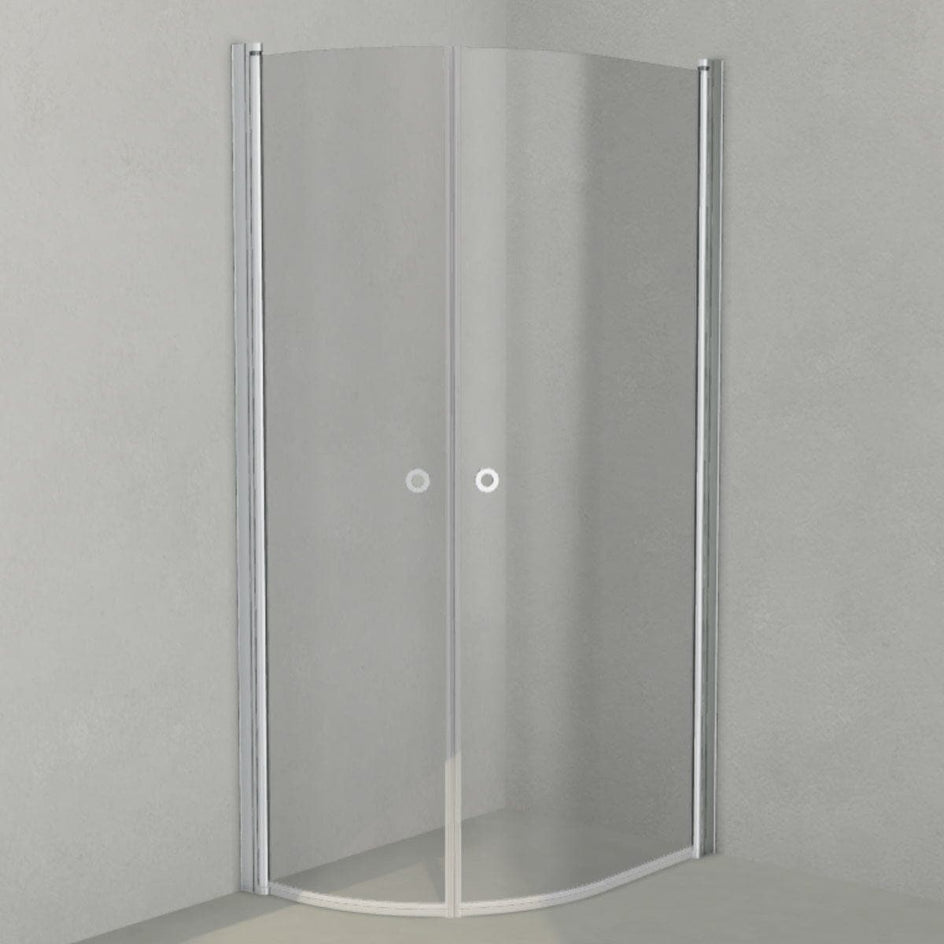 INR Dusjhjørne LINC NIAGARA Original, Grått Glass Matt aluminium / 70x100cm / Grått glass INR Iconic Nordic Rooms Dusjhjørne INR-56003971