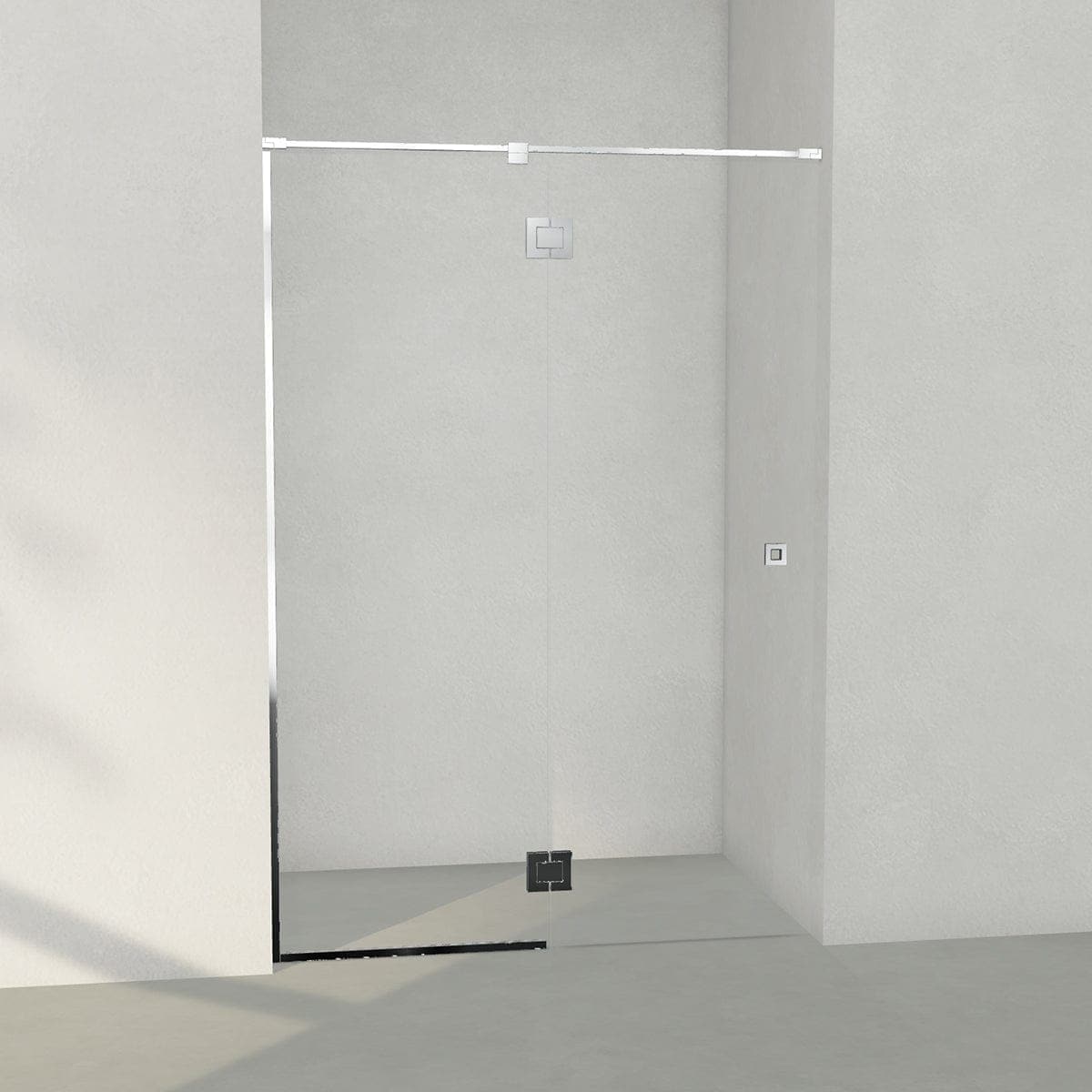 INR Iconic Nordic Rooms Dusjnisje ARC 5 Frame Måltilpasset Krom / Opal Klart Glass Dusjnisje