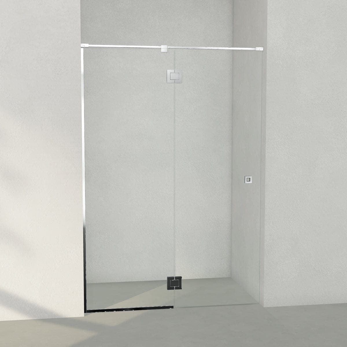 INR Iconic Nordic Rooms Dusjnisje ARC 5 Frame Måltilpasset Krom / Timeless Klart Glass Dusjnisje
