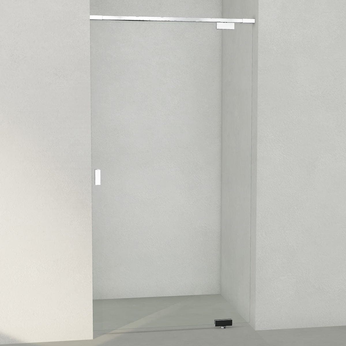 INR Dusjnisje EPIC 2 Måltilpasset Krom / Måltilpasset - høyre / Klart glass INR Iconic Nordic Rooms Dusjnisje INR-702202300