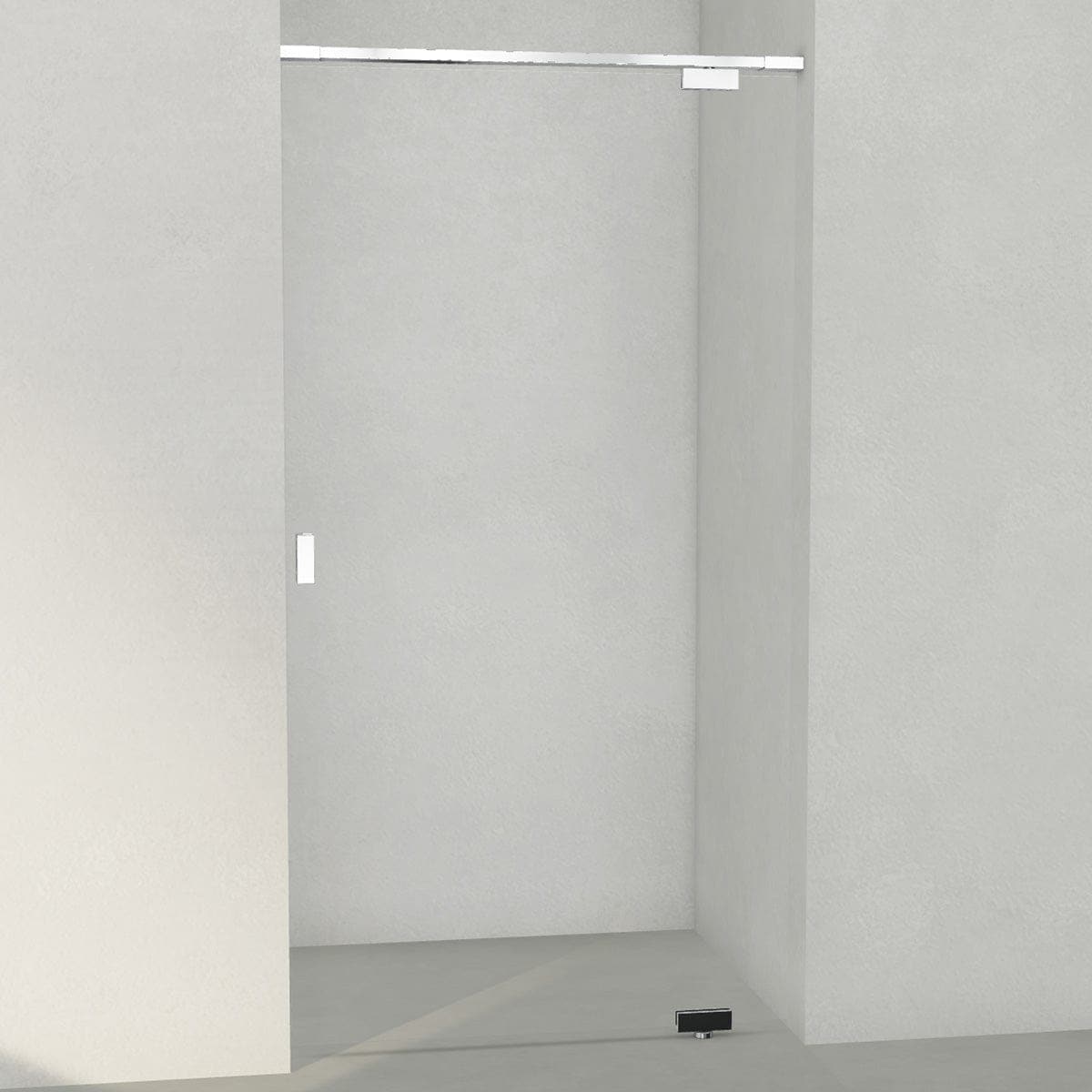 INR Dusjnisje EPIC 2 Måltilpasset Krom / Måltilpasset - høyre / Opal klart glass INR Iconic Nordic Rooms Dusjnisje INR-702212300