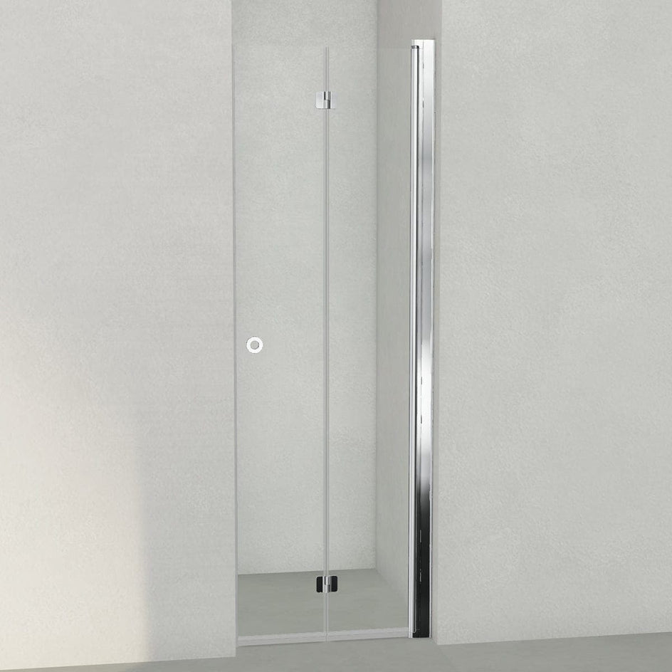 INR Dusjnisje LINC 2 Flex - klart glass Krom / 70cm / Høyre hengslet INR Iconic Nordic Rooms Dusjnisje INR-502202370