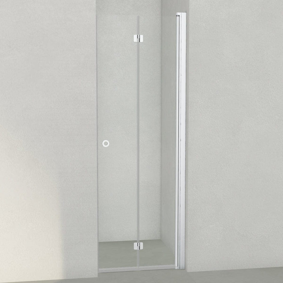INR Dusjnisje LINC 2 Flex - klart glass Matt aluminium / 70cm / Høyre hengslet INR Iconic Nordic Rooms Dusjnisje INR-502202970