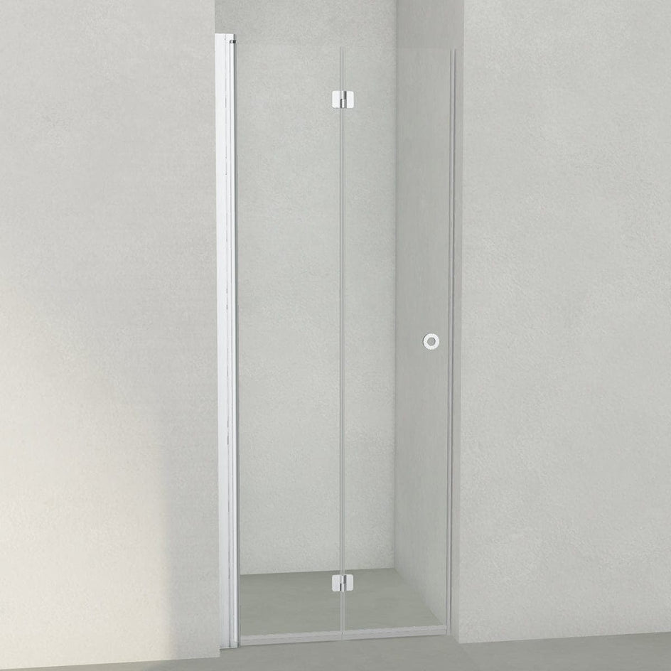 INR Dusjnisje LINC 2 Flex - klart glass Matt aluminium / 80cm / Venstre hengslet INR Iconic Nordic Rooms Dusjnisje INR-502102980