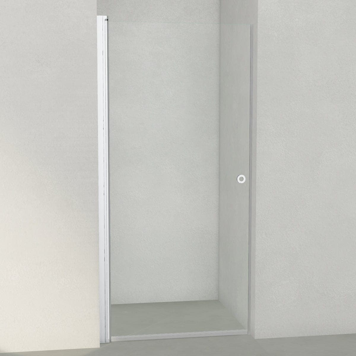 INR Iconic Nordic Rooms Dusjnisje Linc 2 Original Matt Aluminium / 97,5cm Klart Glass Dusjnisje