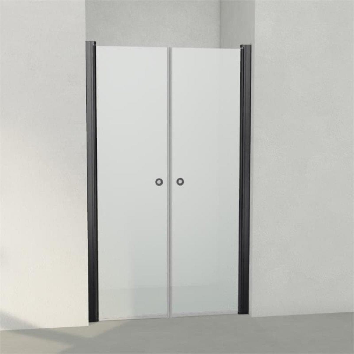 INR Dusjnisje LINC 3 Måltilpasset Svart matt / Måltilpasset / Frostet glass INR Iconic Nordic Rooms Dusjnisje INR-50310100