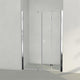 INR Dusjnisje LINC 4 Flex Måltilpasset Krom / Måltilpasset - høyre / Klart glass INR Iconic Nordic Rooms Dusjnisje INR-504402300