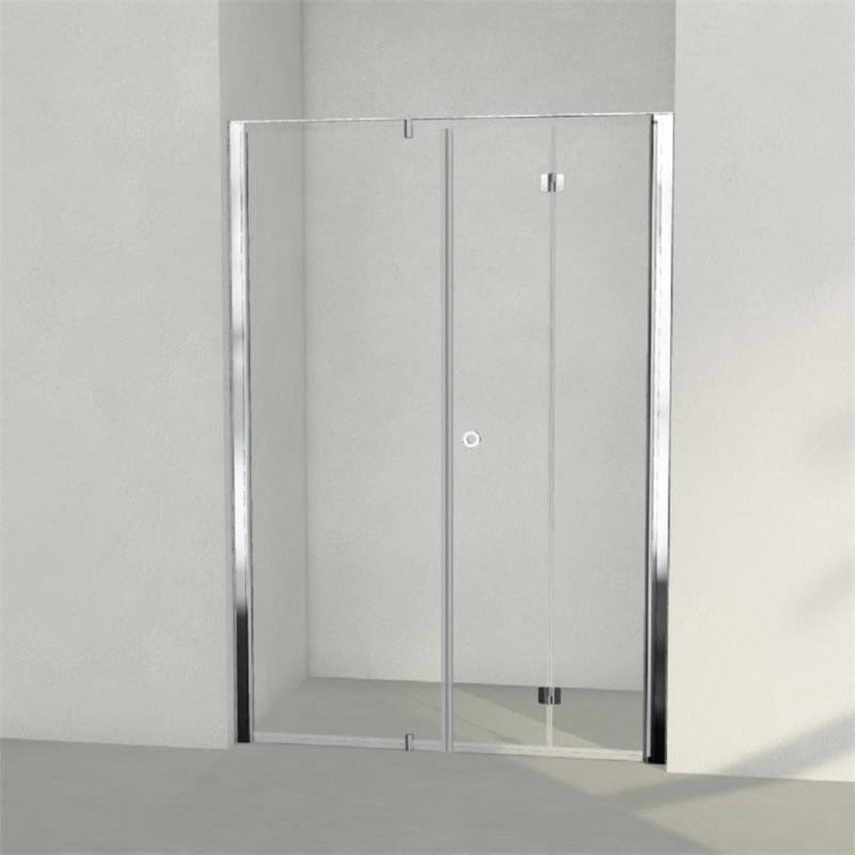 INR Dusjnisje LINC 4 Flex Måltilpasset Krom / Måltilpasset - høyre / Klart glass INR Iconic Nordic Rooms Dusjnisje INR-504402300