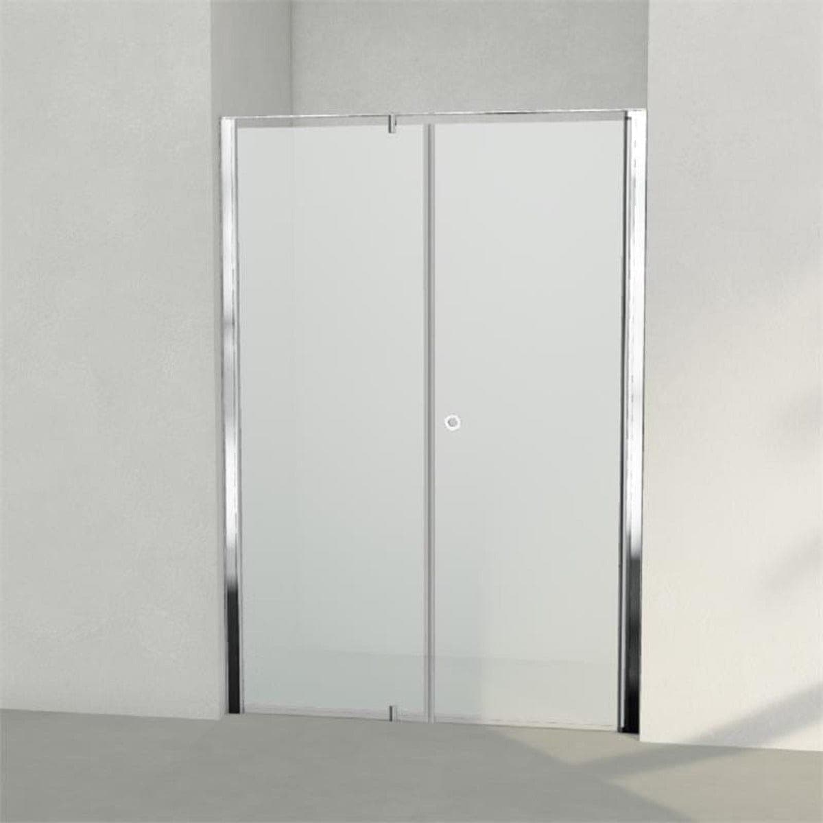 INR Dusjnisje LINC 4 Måltilpasset Krom / Måltilpasset - høyre / Frostet glass INR Iconic Nordic Rooms Dusjnisje INR-504210300