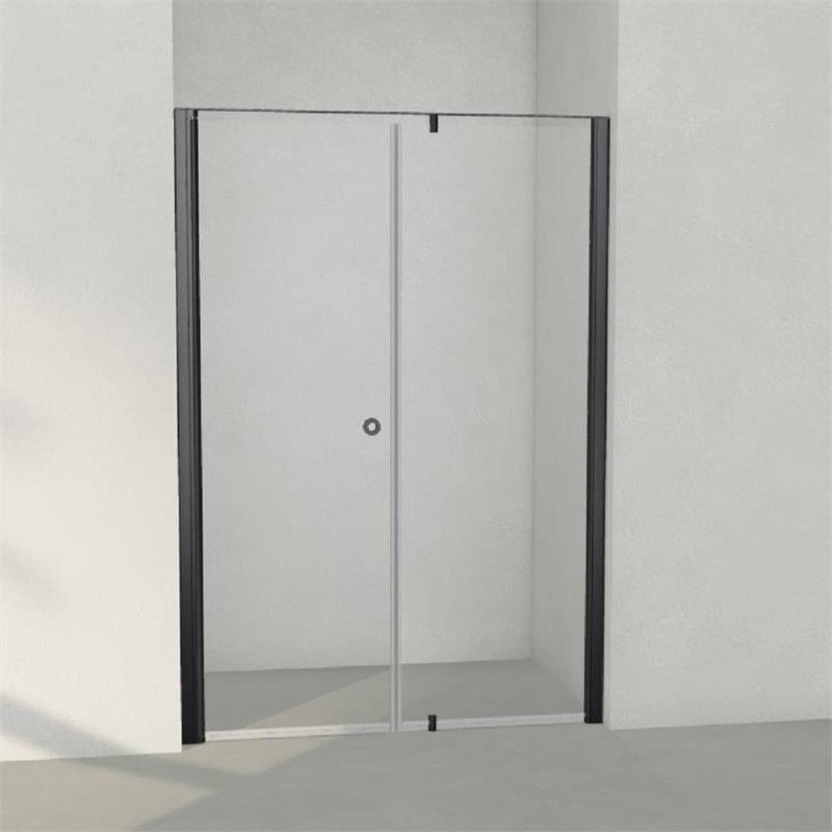 INR Dusjnisje LINC 4 Måltilpasset Svart matt / Måltilpasset / Grått glass INR Iconic Nordic Rooms Dusjnisje INR-50403100