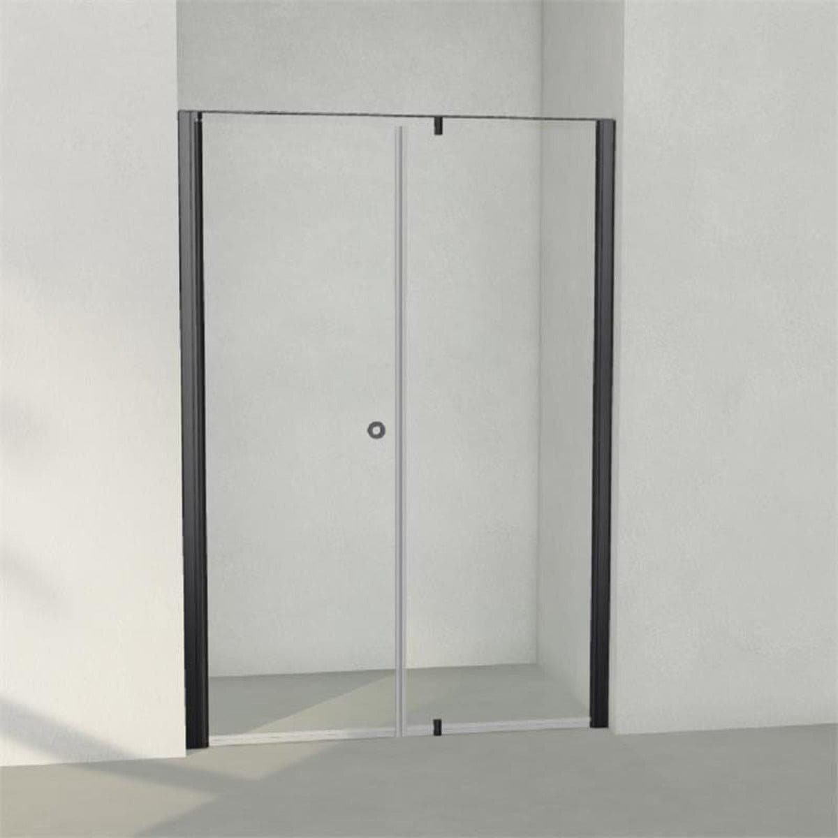 INR Dusjnisje LINC 4 Måltilpasset Svart matt / Måltilpasset / Klart glass INR Iconic Nordic Rooms Dusjnisje INR-50402100
