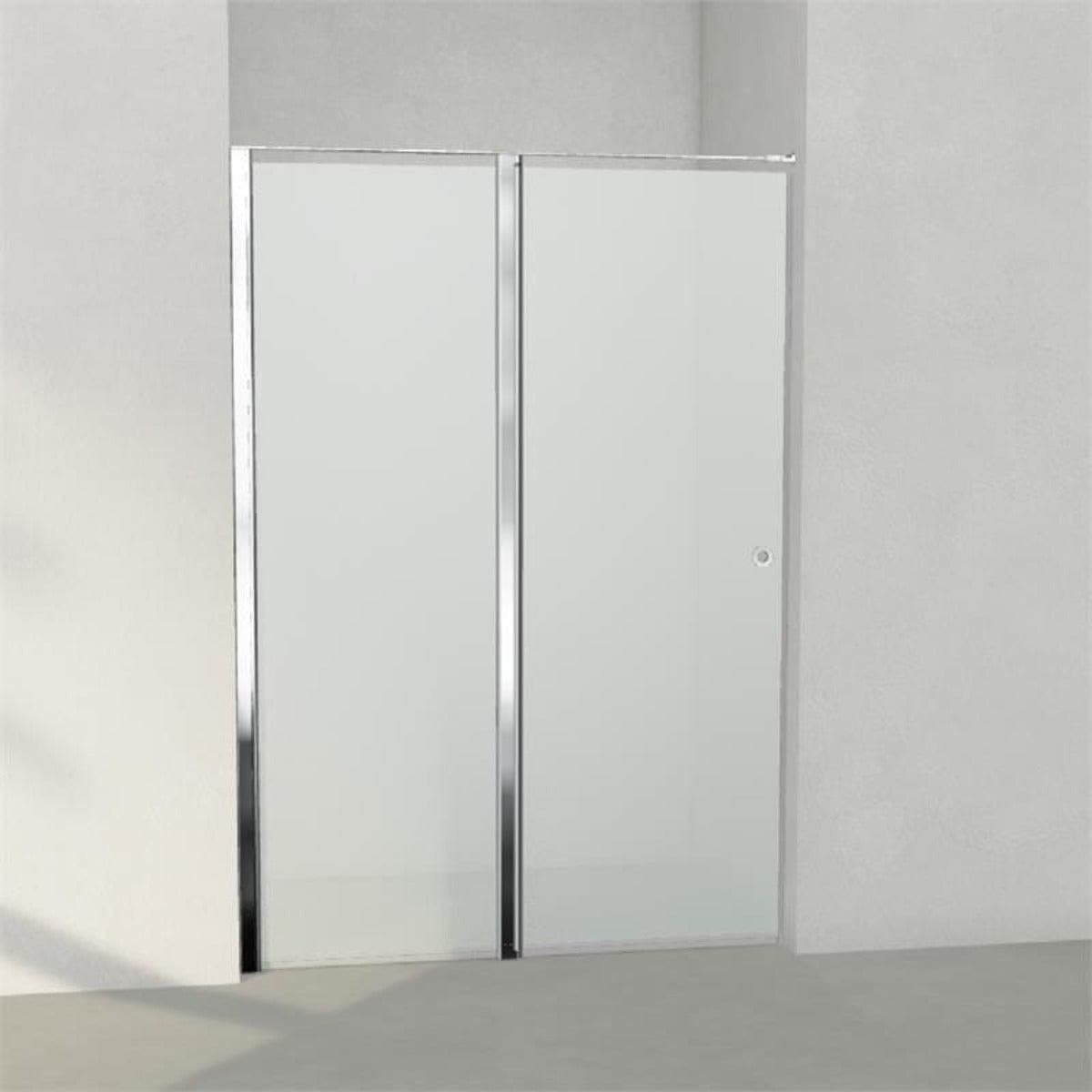 INR Dusjnisje LINC 5 Måltilpasset Krom / Måltilpasset - venstre / Frostet glass INR Iconic Nordic Rooms Dusjnisje INR-505110300
