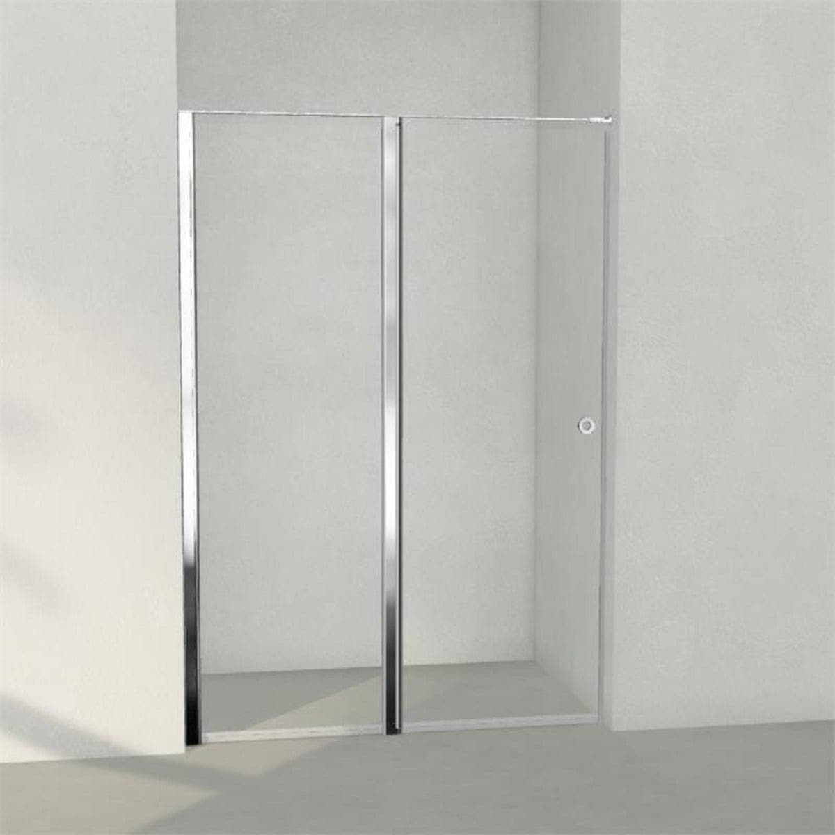 INR Dusjnisje LINC 5 Måltilpasset Krom / Måltilpasset - venstre / Timeless klart glass INR Iconic Nordic Rooms Dusjnisje INR-505111300