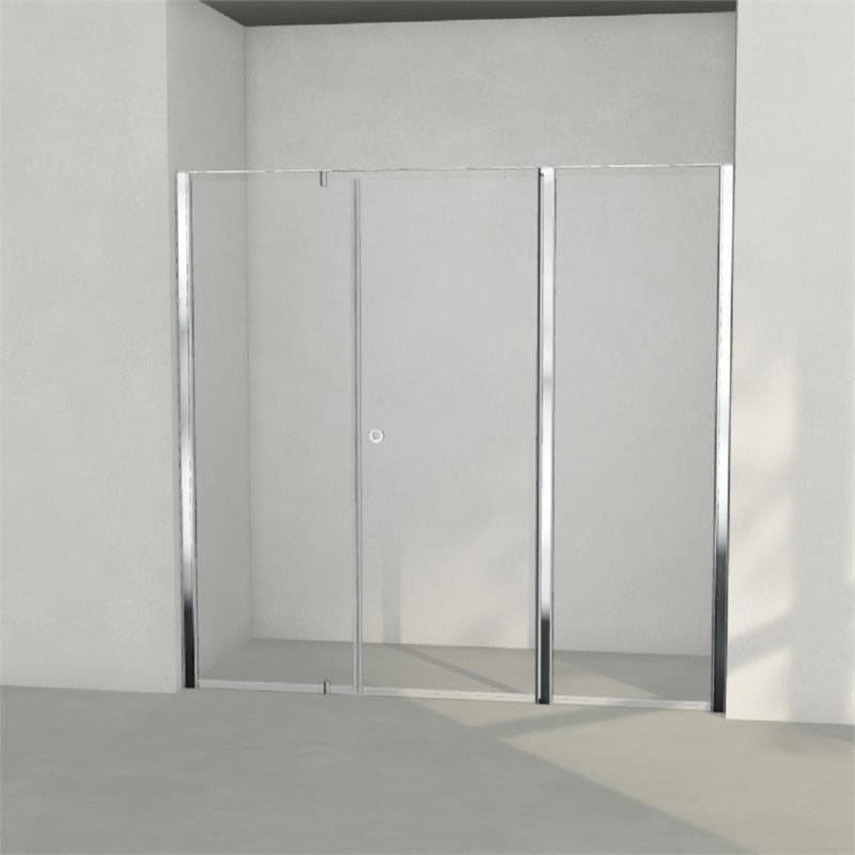 INR Dusjnisje LINC 7 Måltilpasset Krom / Måltilpasset - venstre / Grått glass INR Iconic Nordic Rooms Dusjnisje INR-507103300