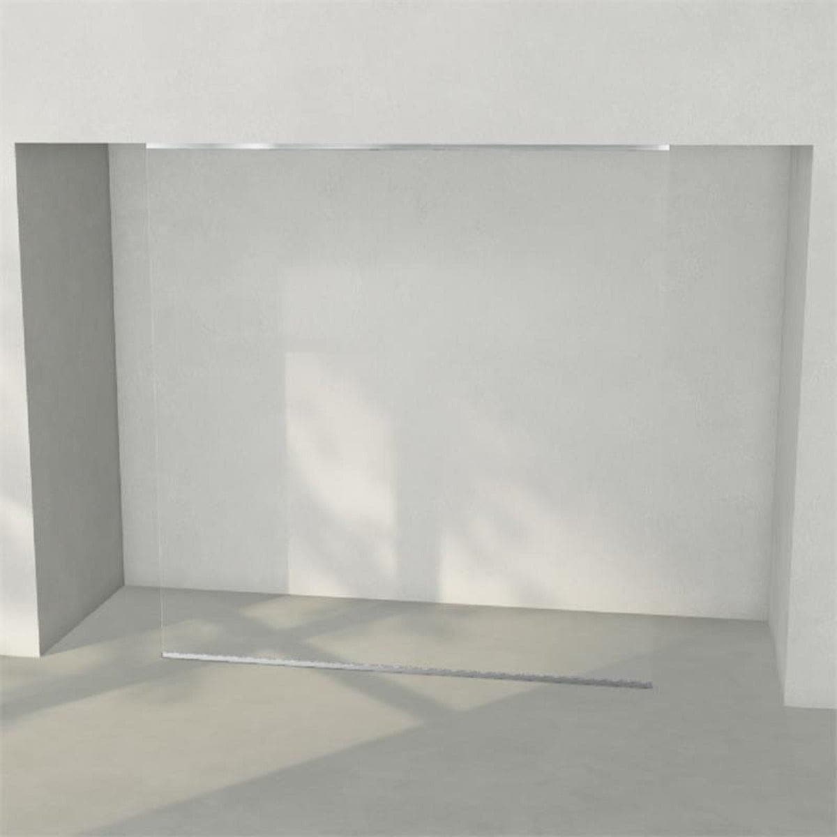 INR Dusjvegg ARC 43 Frame Plus Måltilpasset Krom / Måltilpasset / Opal klart glass INR Iconic Nordic Rooms Dusjvegg INR-143312300