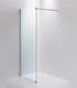 INR Dusjvegg BASIC PRO Ramona Krom / 80cm / Klart glass INR Iconic Nordic Rooms Dusjvegg INR-31102380