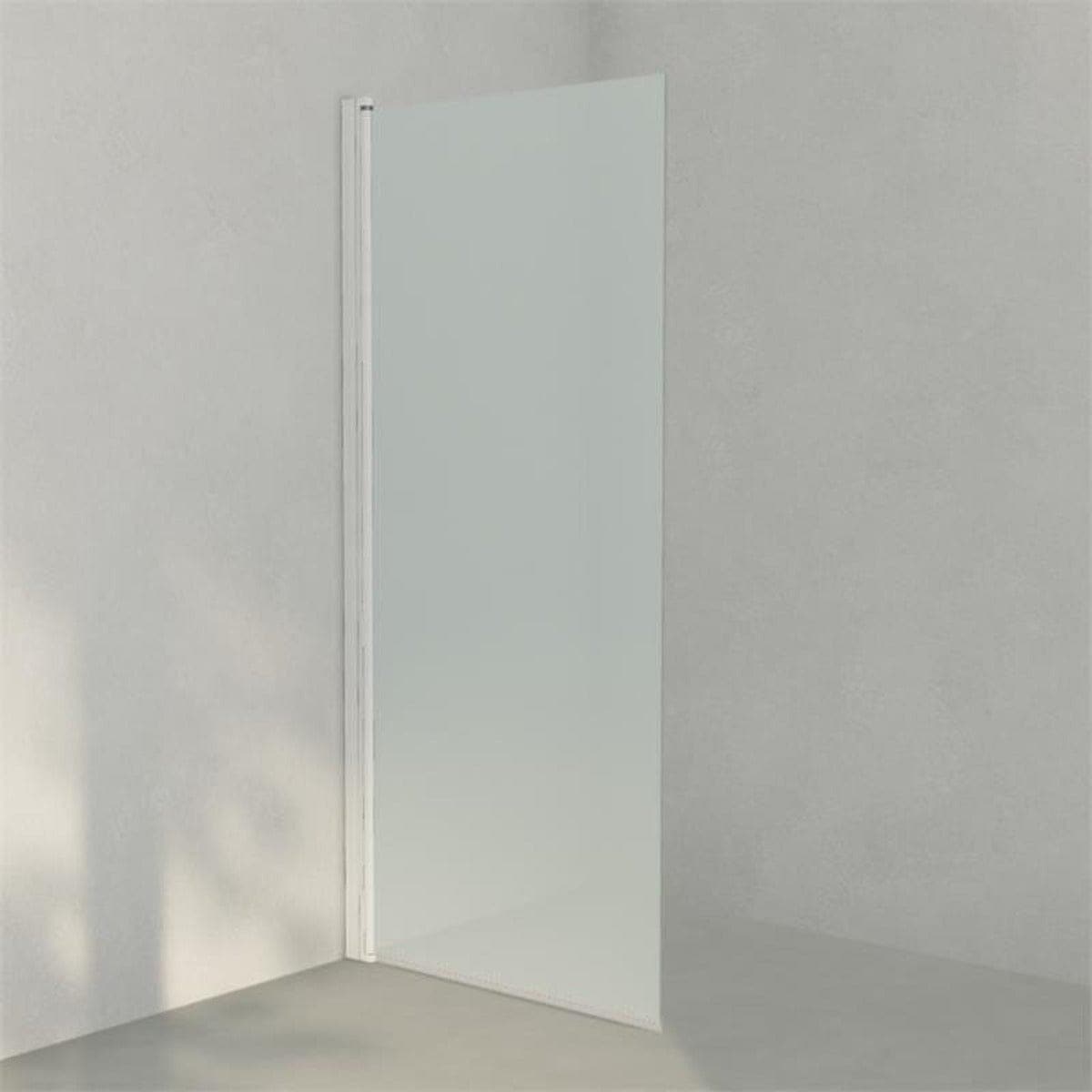 INR Dusjvegg LINC 19 Original Hvit matt / 79,5cm / Klart glass INR Iconic Nordic Rooms Dusjvegg INR-51902280