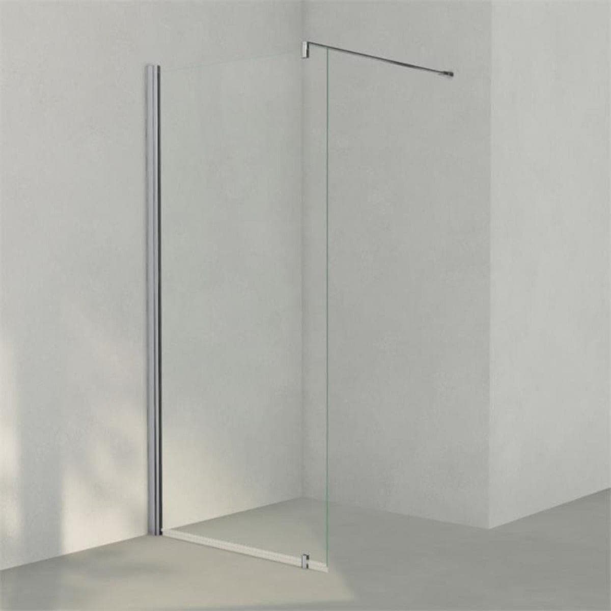 INR Dusjvegg LINC 20 Original Krom / 97,5cm / Klart glass INR Iconic Nordic Rooms Dusjvegg INR-520002310