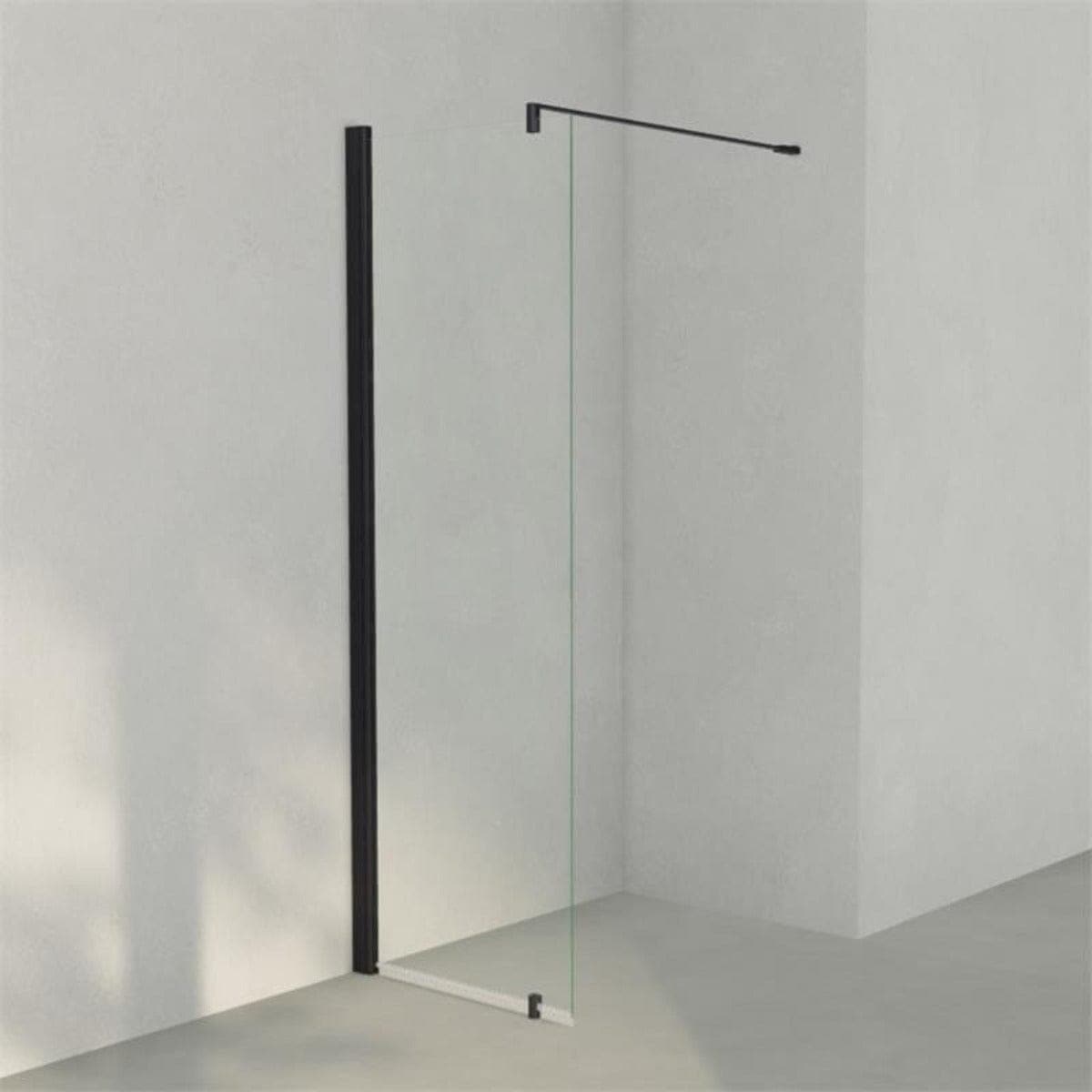 INR Dusjvegg LINC 20 Original Svart matt / 67,5cm / Klart glass INR Iconic Nordic Rooms Dusjvegg INR-520002170