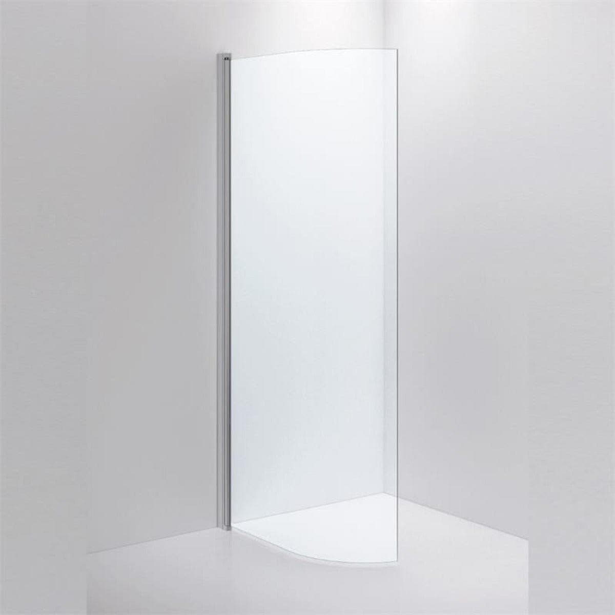 INR Dusjvegg LINC JOSEPHINE B78 og B88cm Matt aluminium / 78cm / Klart glass INR Iconic Nordic Rooms Dusjvegg INR-55802980