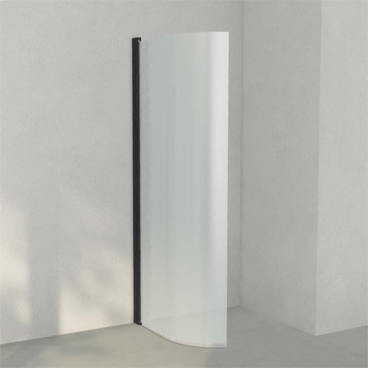 INR Dusjvegg LINC JOSEPHINE B78 og B88cm Svart matt / 78cm / Frostet glass INR Iconic Nordic Rooms Dusjvegg INR-55810180