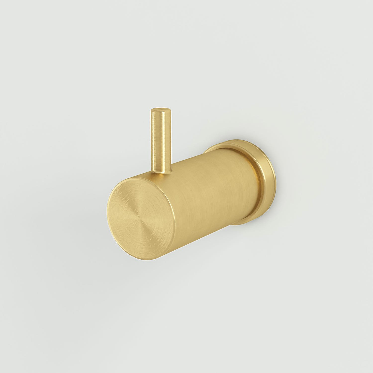 INR Iconic Nordic Rooms Line Håndkleknagg Enkel Brushed Brass