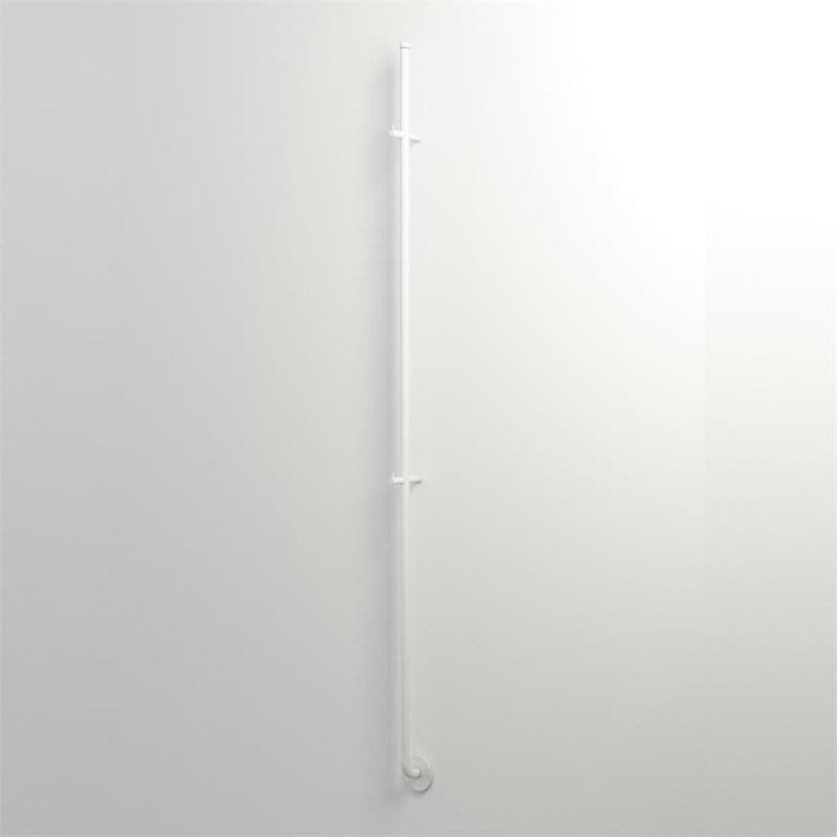 INR Iconic Nordic Rooms Line Håndkletørker H175cm Hvit Matt Håndkletørker strøm
