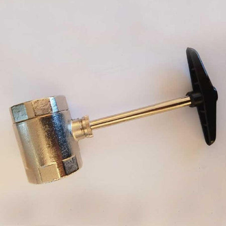 Intra 1 1/2" Kuleventil 79020 forniklet messing