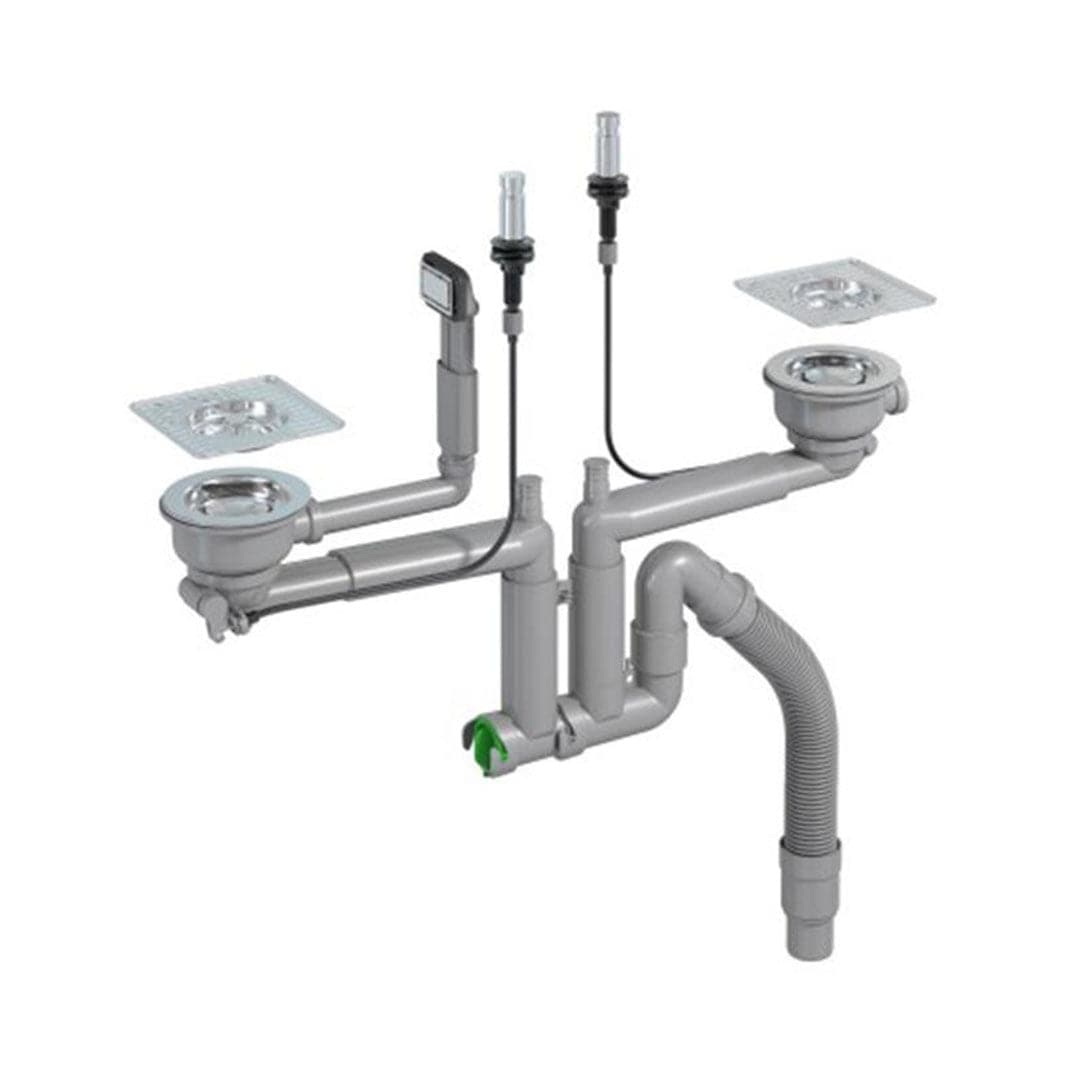 Intra Smartloc Kjøkkenvannlås for Frame 2 x oppløftsventil Intra Vannlås AH-6320139