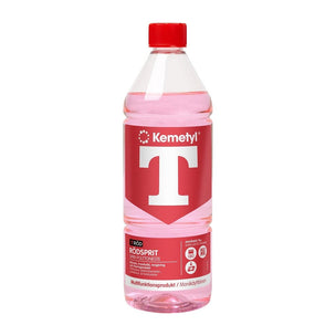 Kemetyl T-rød Rødsprit 1-4 liter