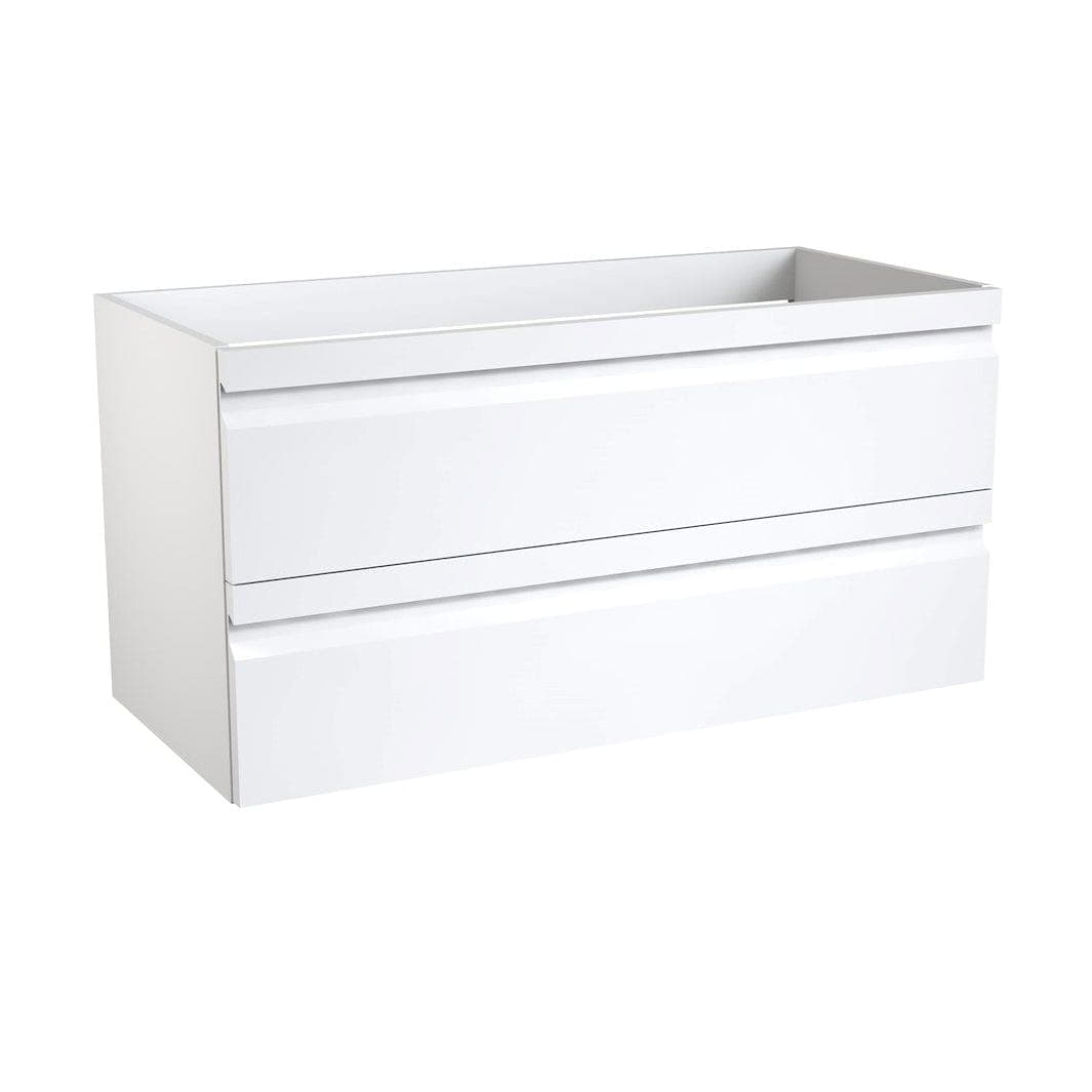 Korsbakken Outlet: Merkur Servantskap 2 Skuffer Hvit Høyglans / 100cm