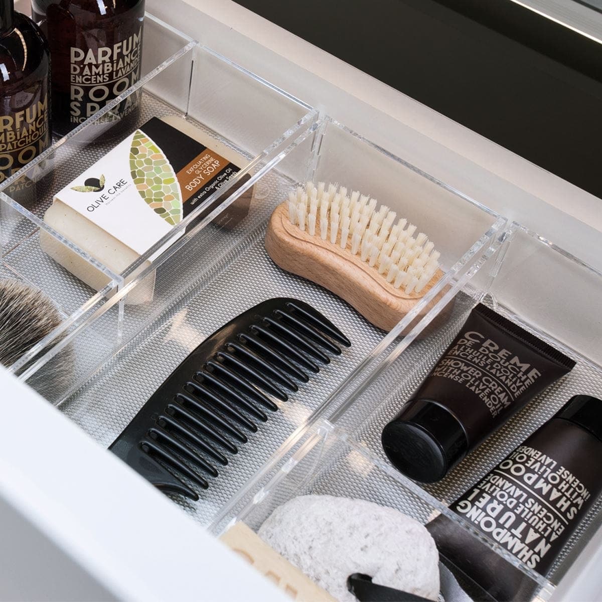 Korsbakken Skuffeinndeler plexiglass - sett for kommode Korsbakken Tilbehør møbler