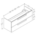 OUTLET: Korsbakken Slate2 Kommode
