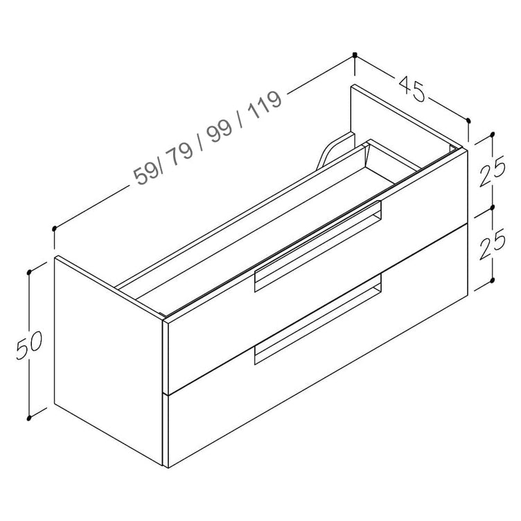 OUTLET: Korsbakken Slate2 Kommode