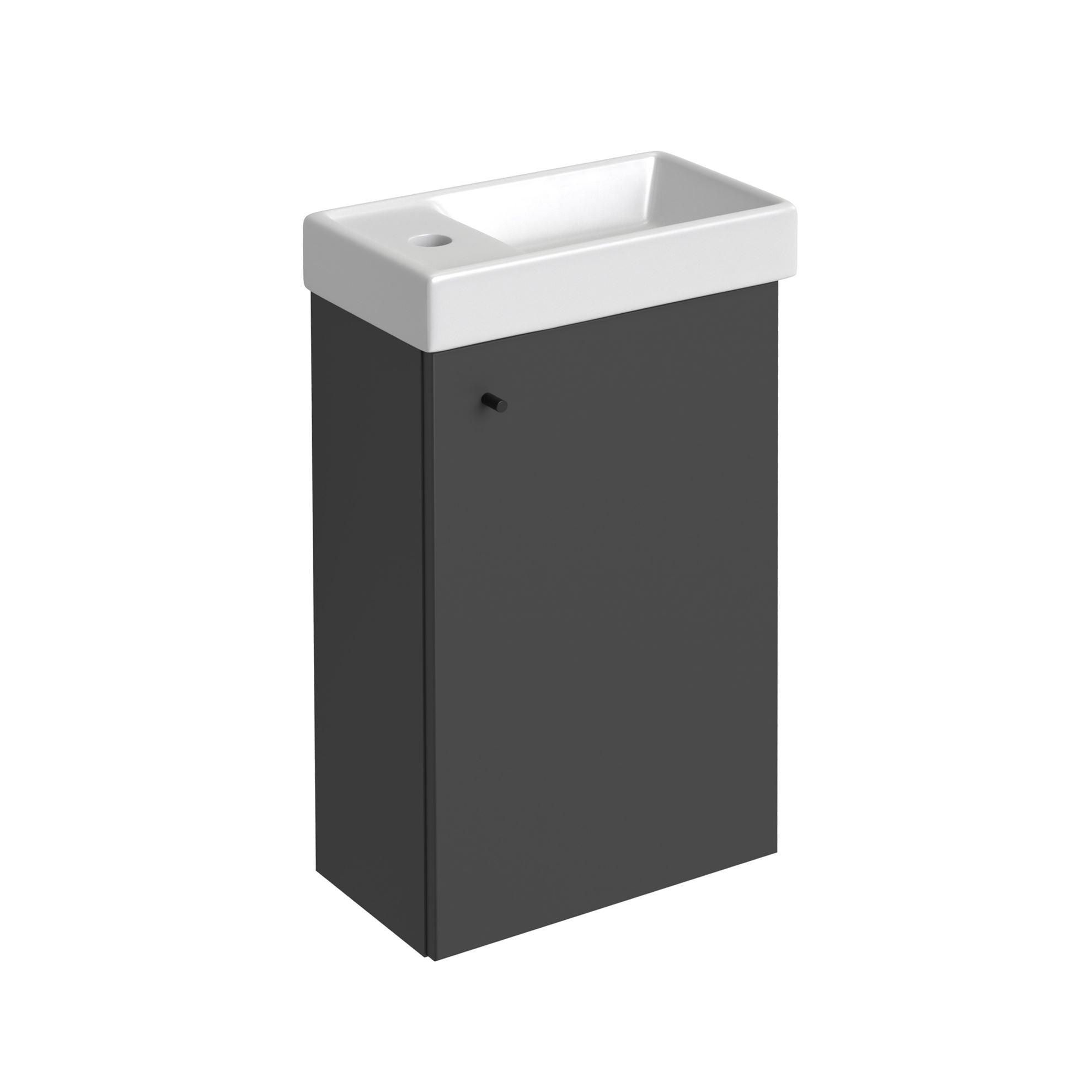 Korsbakken Small Møbelpakke B41xD23xH69cm Grå matt Korsbakken Møbelpakke bad KO-320360040