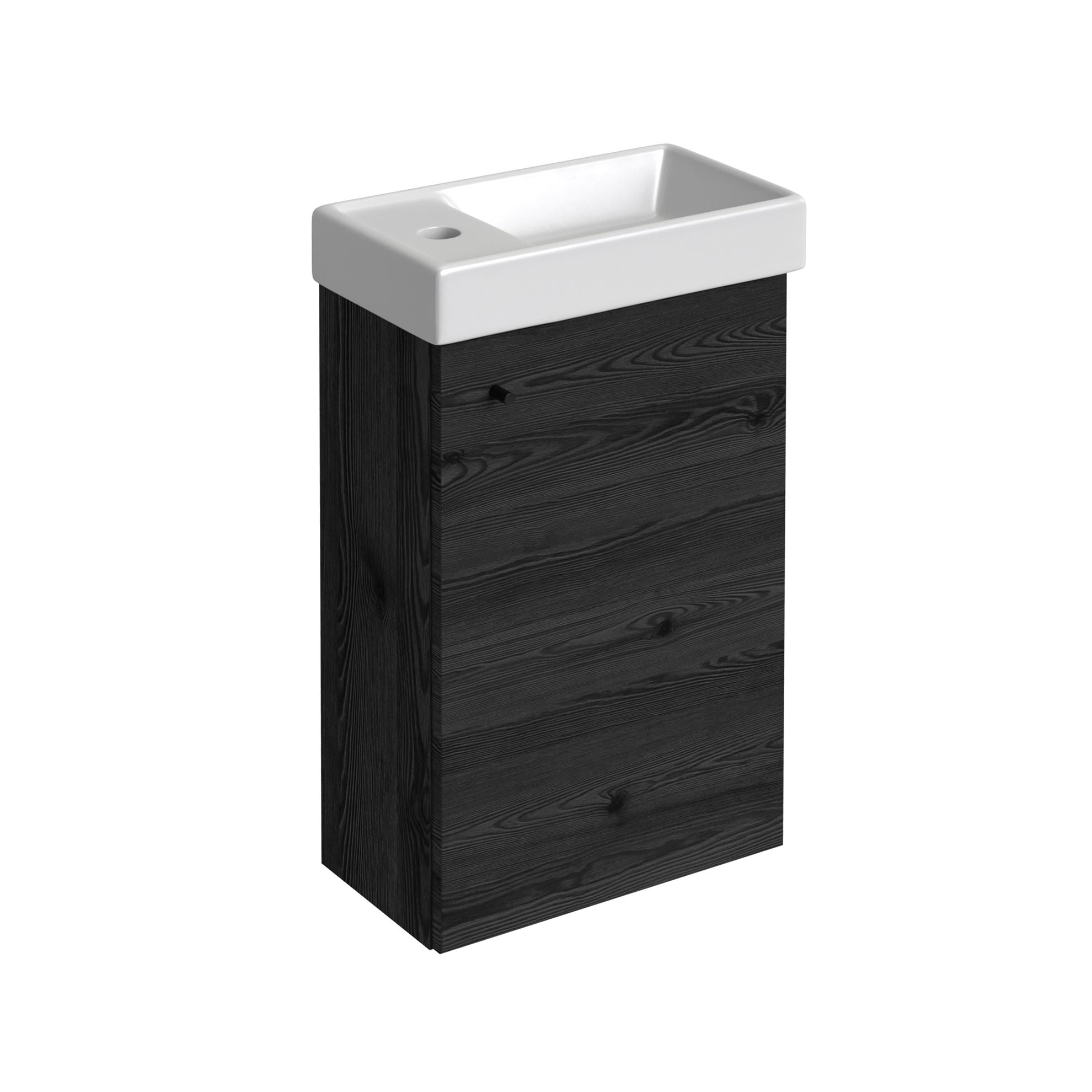 Korsbakken Small Møbelpakke B41xD23xH69cm Svart eik Korsbakken Møbelpakke bad KO-320303040