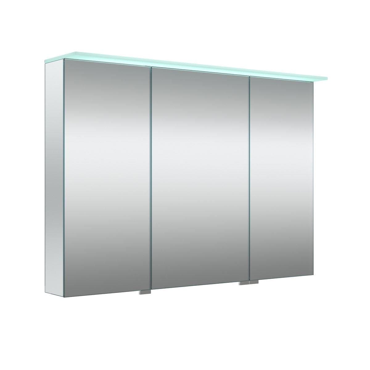 Korsbakken Vetro Universal Speilskap med Lystopp og Underbelysning 100cm Speilskap